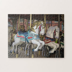 Carousel Horses Jigsaw Puzzle