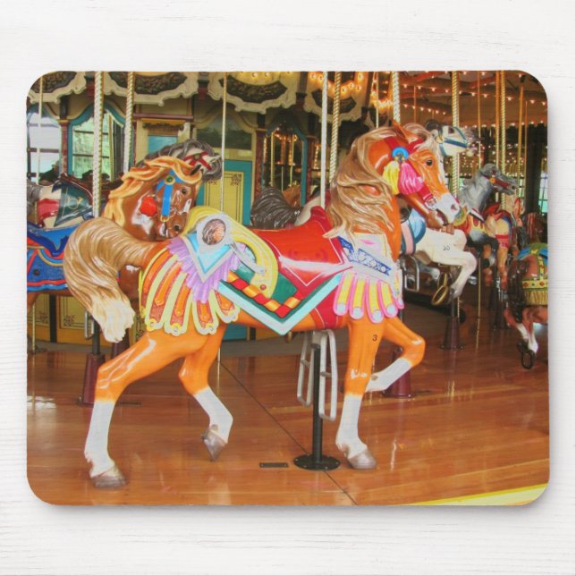 Carousel Horses Mouse Pad (Front)