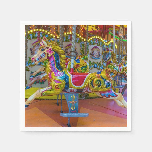 Carousel horses napkins (Front)