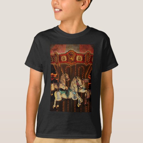 Carousel Horses T_Shirt