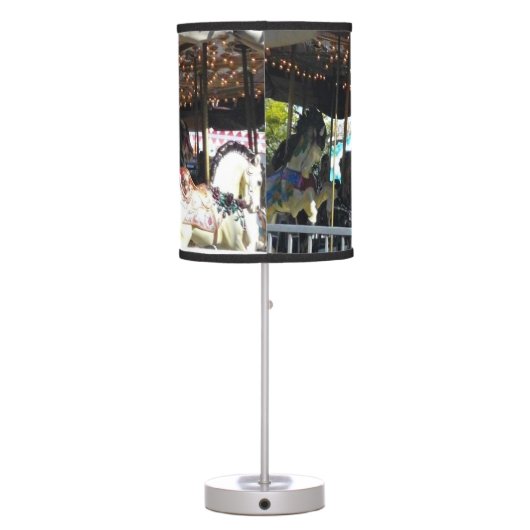 Carousel Horses Table Lamp (Back)