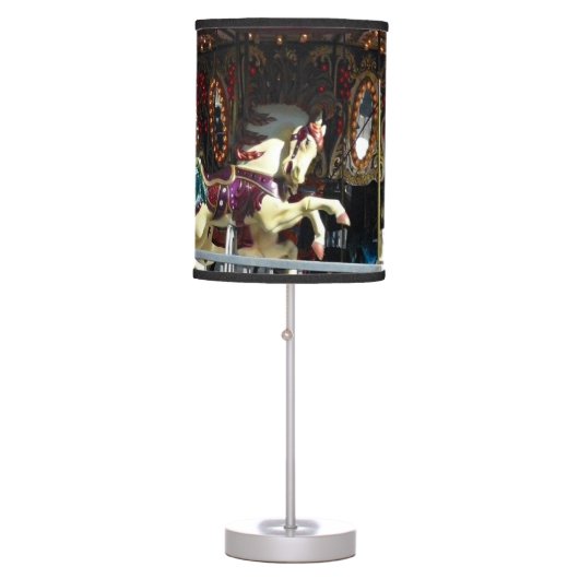 Carousel Horses Table Lamp (Front)