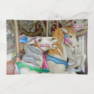Carousel horses trinket tray