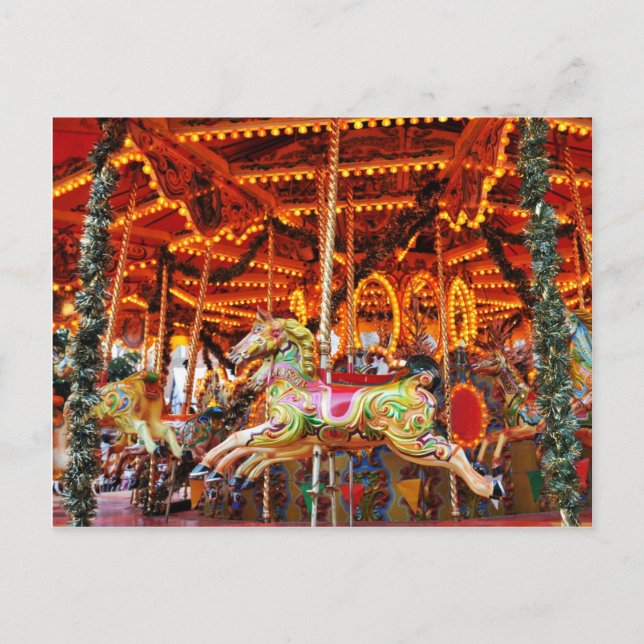 Carousel hose design postcard (Front)