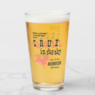 Carousel in the sky. Top of the Morrison, Chicago Glass