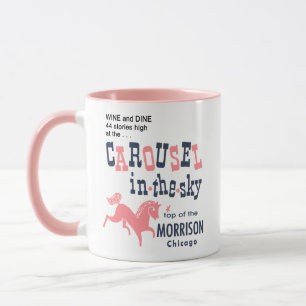 Carousel in the sky. Top of the Morrison, Chicago  Mug