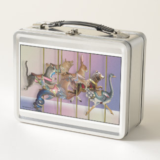 Carousel Menagerie Metal Lunch Box