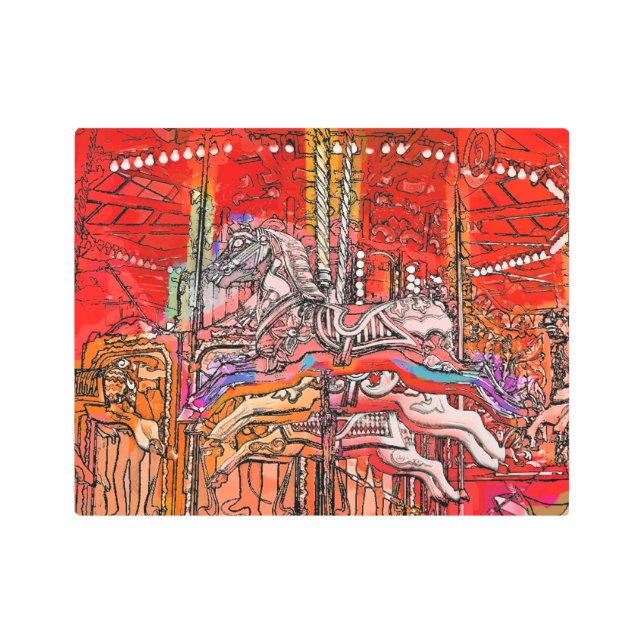 CAROUSEL METAL PRINT (Front)