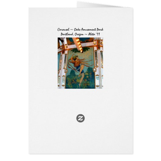 Carousel ~ Oaks Park, Portland Oregon (Back)