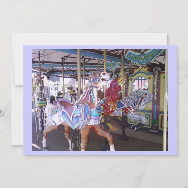 CAROUSEL PARTY INVITATION (Front)