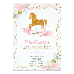 Carousel Invitations | Zazzle