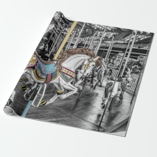 Carousel Photo Wrapping Paper