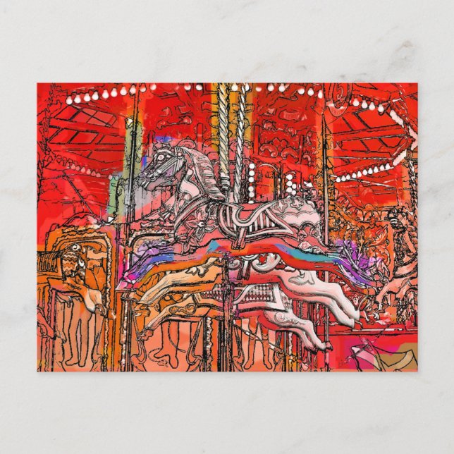 CAROUSEL POSTCARD (Front)