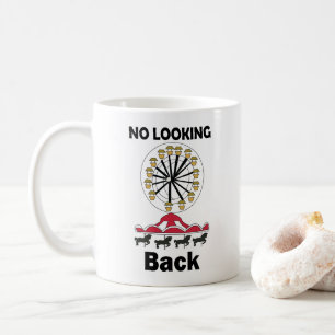 Carousel Ride No Looking Back Inspirational Quote Coffee Mug