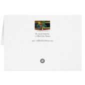Carousel Seahorse Card (Back Horizontal)