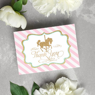 Carousel Thank You Card