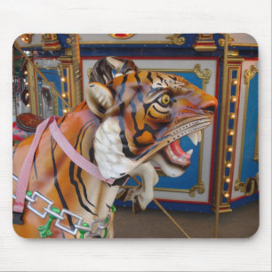 Carousel Tiger Mouse Pad