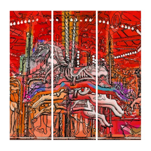 CAROUSEL TRIPTYCH