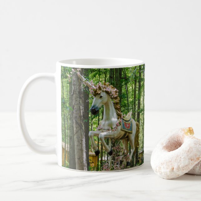 Carousel Unicorn Coffee Mug (With Donut)