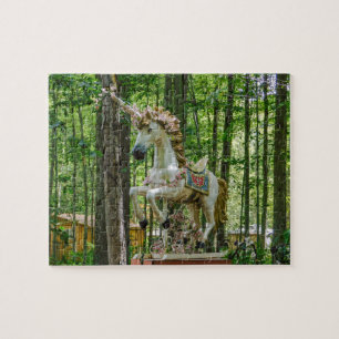 Carousel Unicorn Jigsaw Puzzle