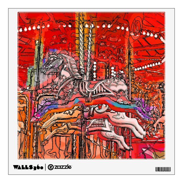 CAROUSEL WALL DECAL (Front)