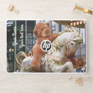 Carousel with Teddy Bear HP Laptop Skin