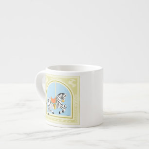 Carousel Zebra by June Erica Vess Espresso Cup