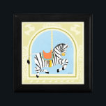 Carousel Zebra by June Erica Vess Keepsake Box<br><div class="desc">Ride along with this carousel zebra from June Erica Vess. Adults will feel nostalgic for the days they visited the fair and hopped on the merry-go-round and children will love the detail that Vess put into the piece. Add this to the wall of your kid's nursery, or give it as...</div>