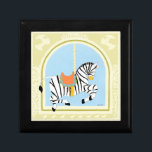 Carousel Zebra by June Erica Vess Keepsake Box<br><div class="desc">Ride along with this carousel zebra from June Erica Vess. Adults will feel nostalgic for the days they visited the fair and hopped on the merry-go-round and children will love the detail that Vess put into the piece. Add this to the wall of your kid's nursery, or give it as...</div>