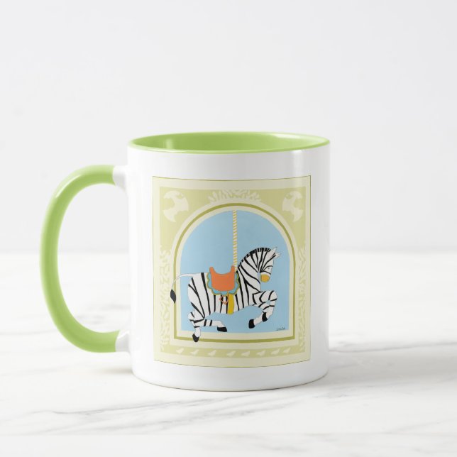 Carousel Zebra by June Erica Vess Mug (Left)