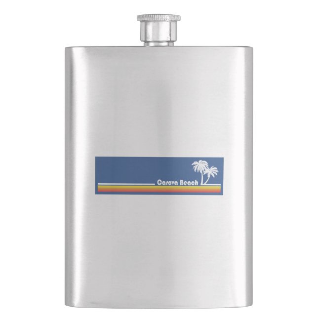 Carova Beach North Carolina Flask (Front)
