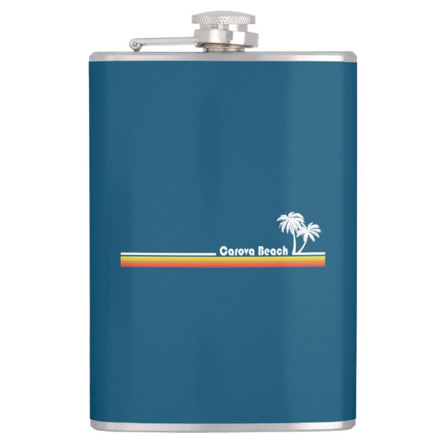 Carova Beach North Carolina Flask (Front)