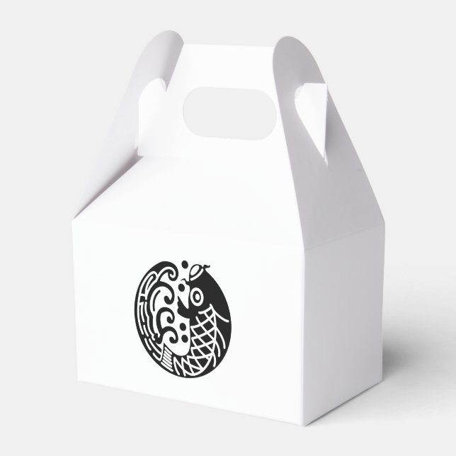 Carp and wave favor boxes (Front Side)