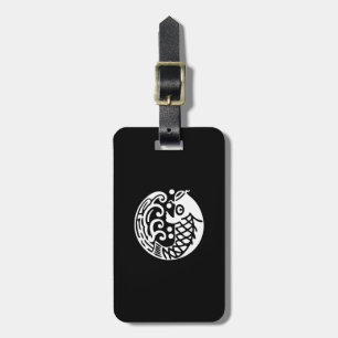 Carp and Waves Luggage Tag