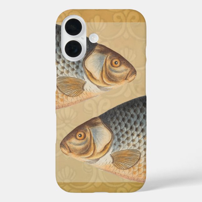 Carp fish fishing painting freshwater Case-Mate iPhone case (Back)