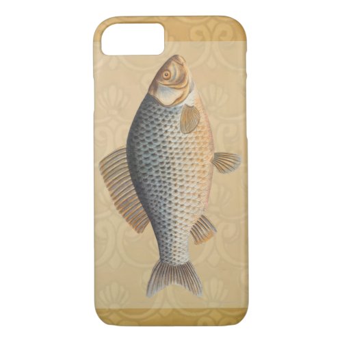 Carp fish fishing painting freshwater iPhone 87 case