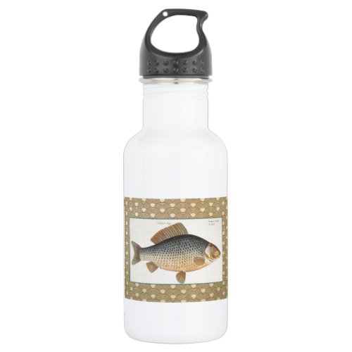 Carp fish fishing painting freshwater water bottle