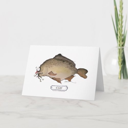Carp fish tony fernandes card