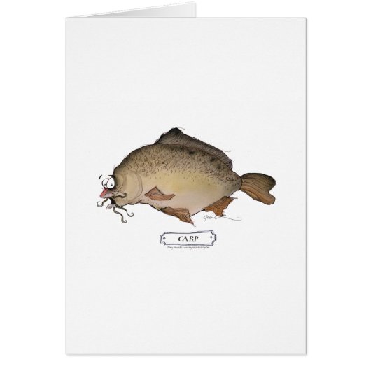 Carp fish, tony fernandes cards (Front)