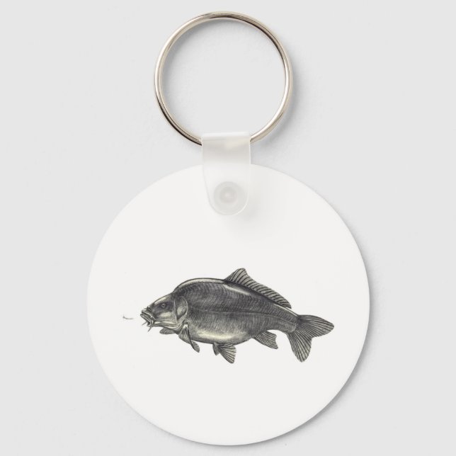 Carp Fishing Keychain (Front)