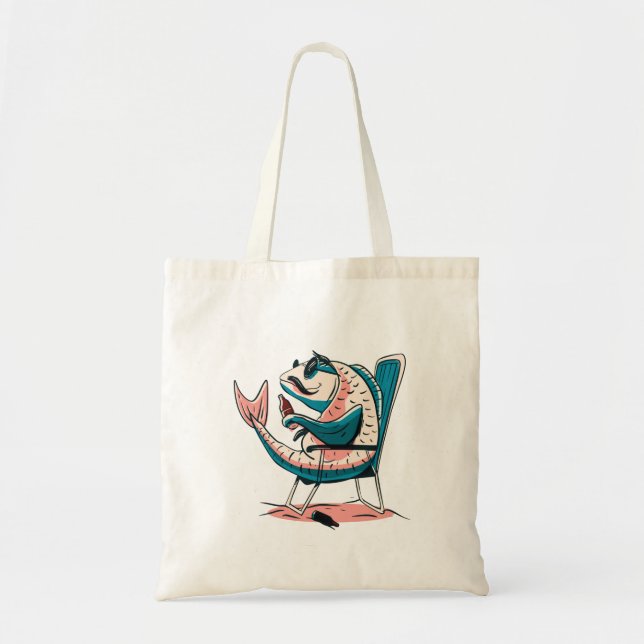 Carp Grandfather Tote Bag (Front)