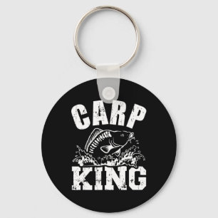 Carp King Fishing Keychain