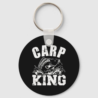 Carp King Fishing Keychain