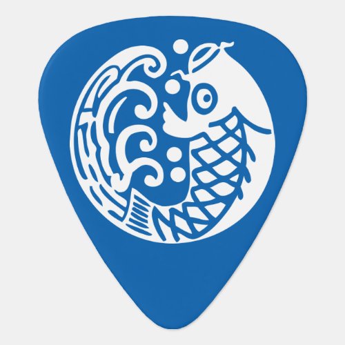 Carp wave guitar pick