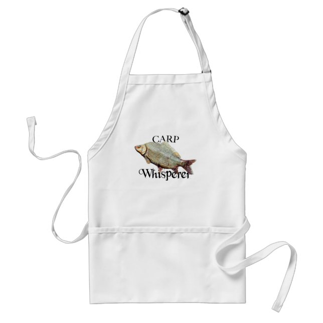 Carp Whisperer Adult Apron (Front)
