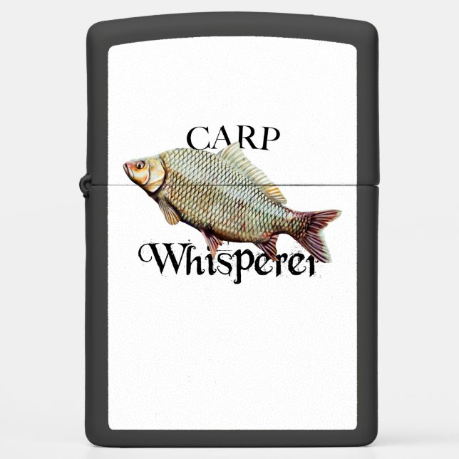Carp Whisperer Zippo Lighter (Front)