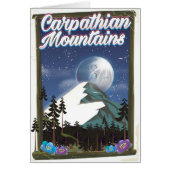 Carpathian Mountains Travel poster (Front)