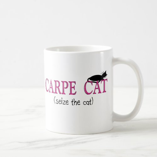 Carpe Cat Seize The Cat Gifts Coffee Mug