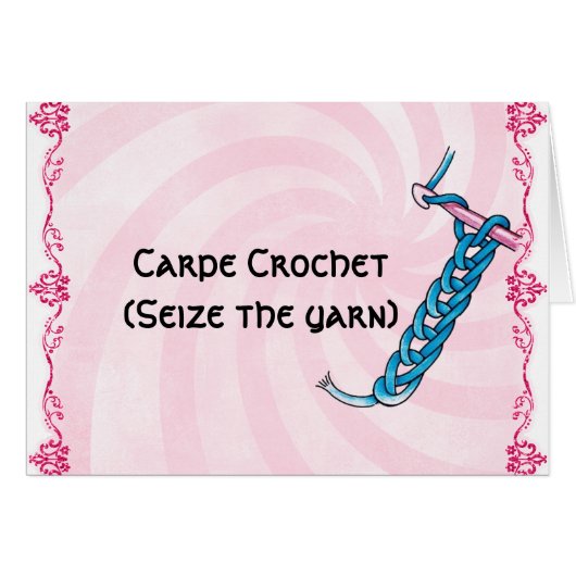 Carpe Crochet Cards (Front Horizontal)