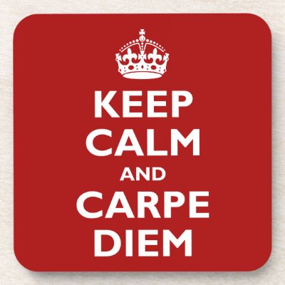 Carpe Diem! Beverage Coaster